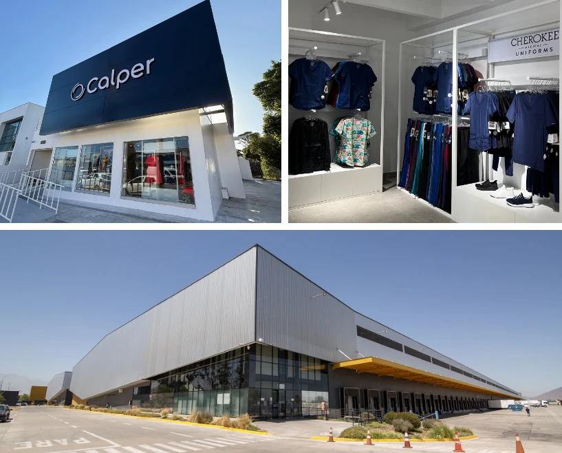 Tiendas, bodega y cobertura de Calper